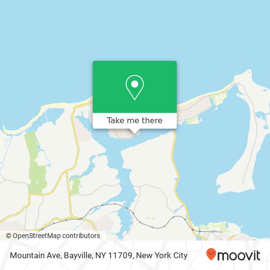 Mapa de Mountain Ave, Bayville, NY 11709