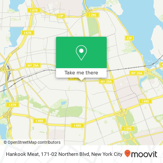 Mapa de Hankook Meat, 171-02 Northern Blvd