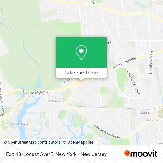 Mapa de Exit 48/Locust Ave/E