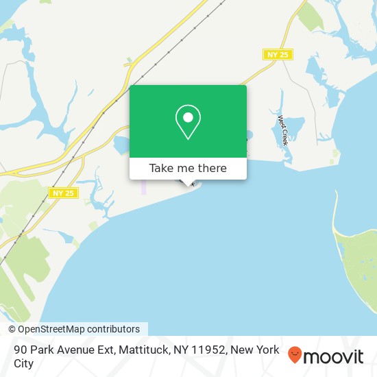 Mapa de 90 Park Avenue Ext, Mattituck, NY 11952