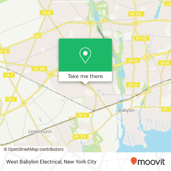 Mapa de West Babylon Electrical