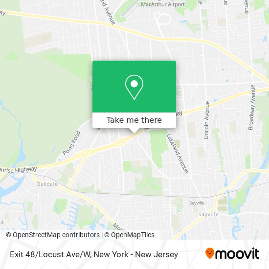 Mapa de Exit 48/Locust Ave/W
