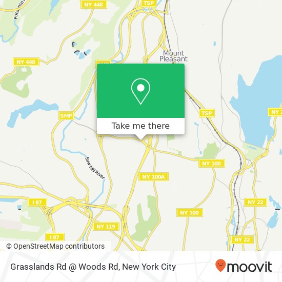 Grasslands Rd @ Woods Rd map