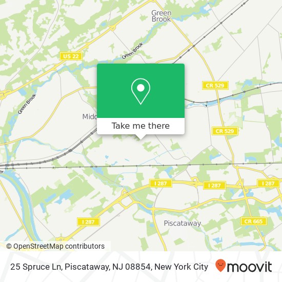 25 Spruce Ln, Piscataway, NJ 08854 map