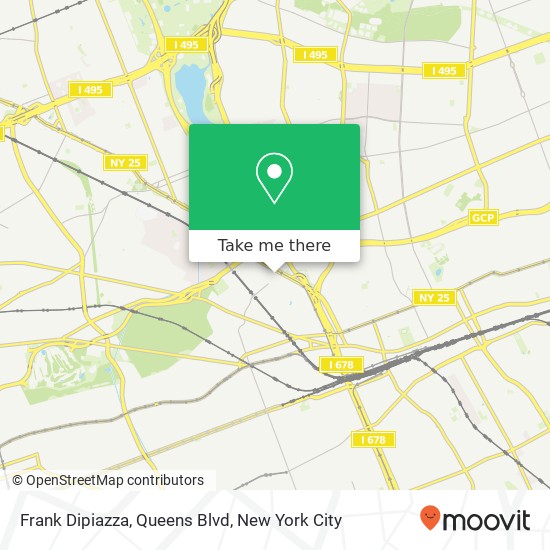 Mapa de Frank Dipiazza, Queens Blvd