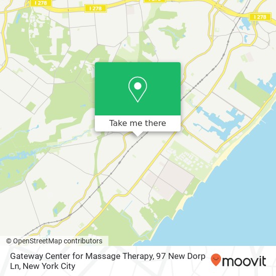 Mapa de Gateway Center for Massage Therapy, 97 New Dorp Ln