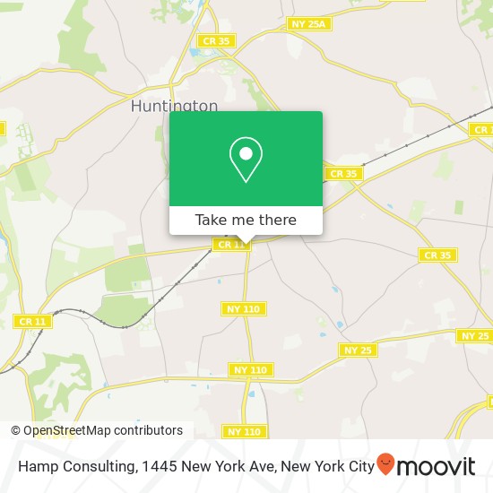 Mapa de Hamp Consulting, 1445 New York Ave