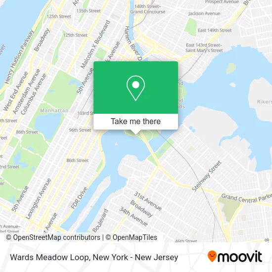 Wards Meadow Loop map