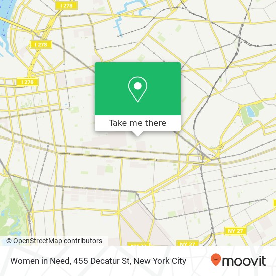 Mapa de Women in Need, 455 Decatur St