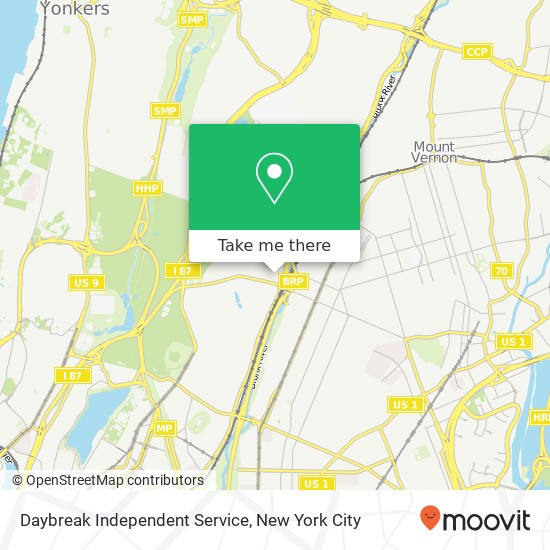 Mapa de Daybreak Independent Service, 4234 Vireo Ave