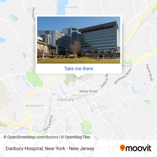 Danbury Hospital map