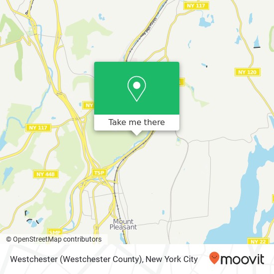 Westchester (Westchester County) map