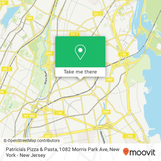 Patricia's Pizza & Pasta, 1082 Morris Park Ave map