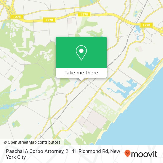 Paschal A Corbo Attorney, 2141 Richmond Rd map