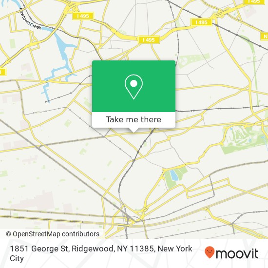 1851 George St, Ridgewood, NY 11385 map