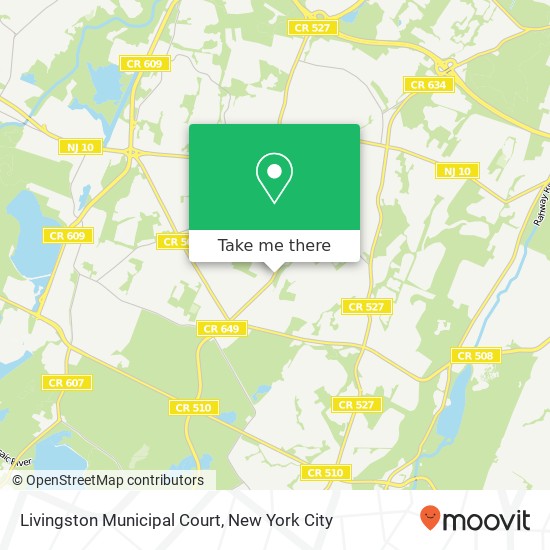 Livingston Municipal Court map