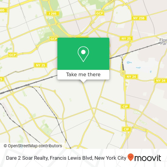 Mapa de Dare 2 Soar Realty, Francis Lewis Blvd