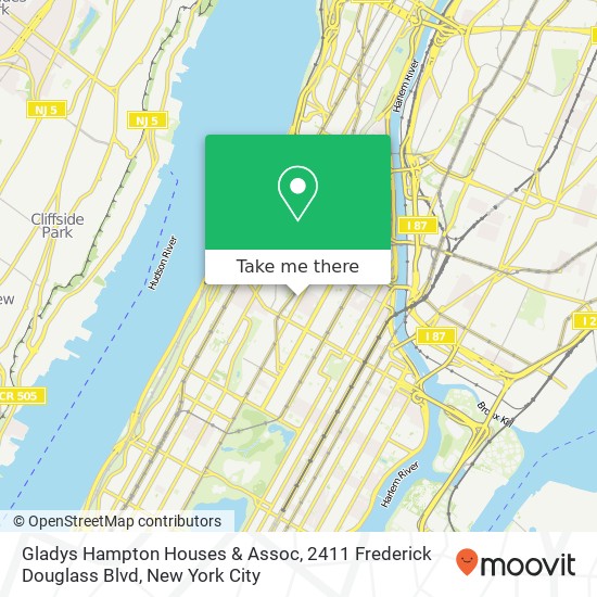 Gladys Hampton Houses & Assoc, 2411 Frederick Douglass Blvd map
