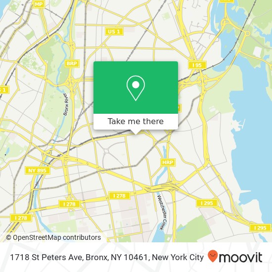 1718 St Peters Ave, Bronx, NY 10461 map