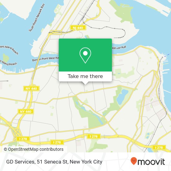 Mapa de GD Services, 51 Seneca St