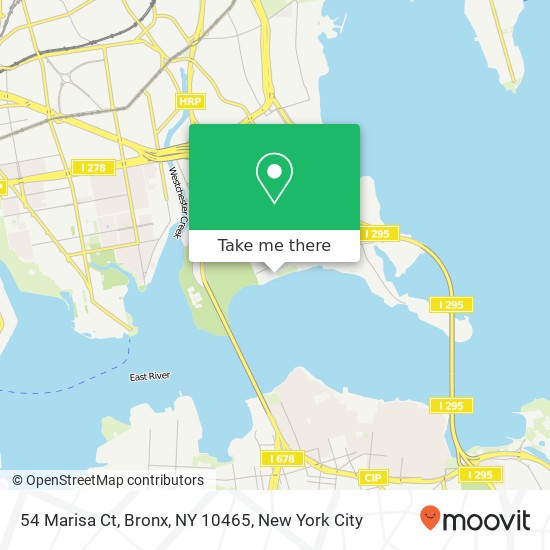 54 Marisa Ct, Bronx, NY 10465 map