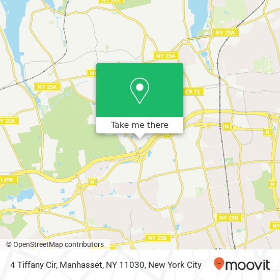 4 Tiffany Cir, Manhasset, NY 11030 map
