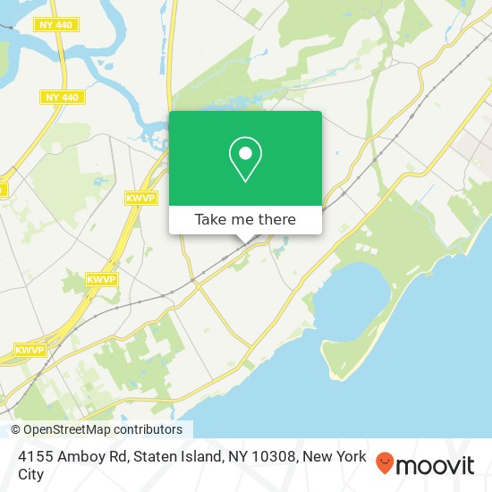 4155 Amboy Rd, Staten Island, NY 10308 map
