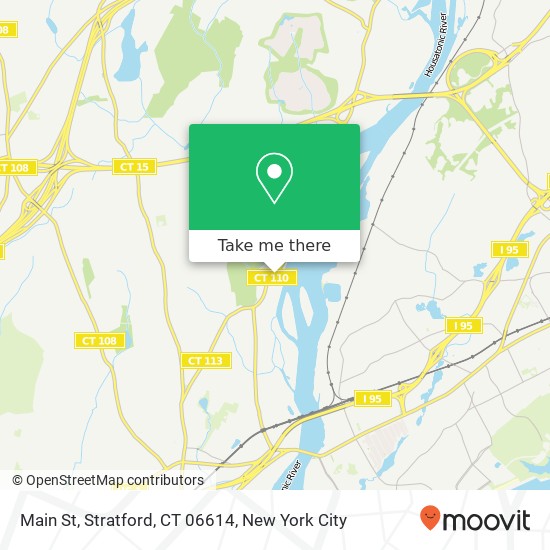 Mapa de Main St, Stratford, CT 06614