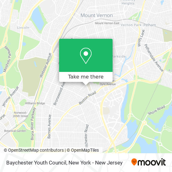 Mapa de Baychester Youth Council