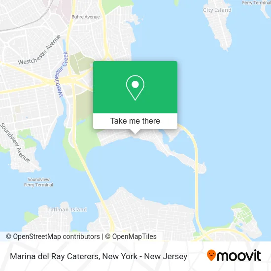 Marina del Ray Caterers map