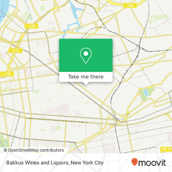 Bakkus Wines and Liquors map