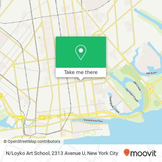 N / Loyko Art School, 2313 Avenue U map