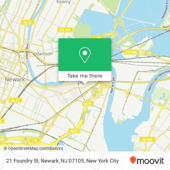 21 Foundry St, Newark, NJ 07105 map