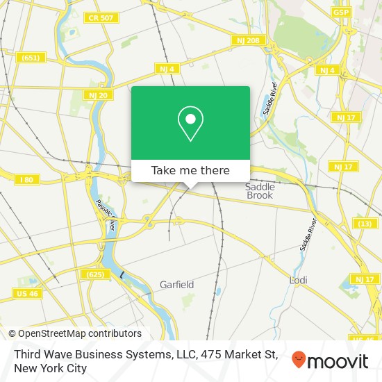 Mapa de Third Wave Business Systems, LLC, 475 Market St