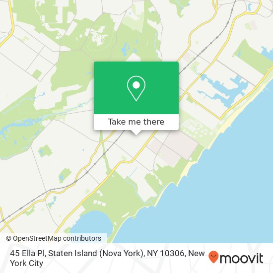 45 Ella Pl, Staten Island (Nova York), NY 10306 map