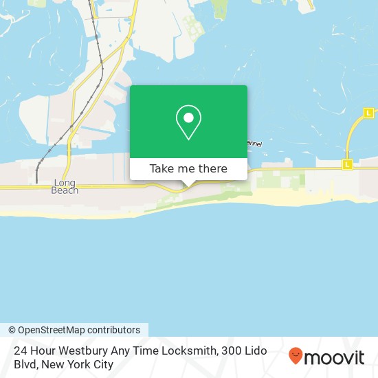 24 Hour Westbury Any Time Locksmith, 300 Lido Blvd map