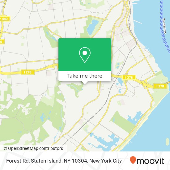 Forest Rd, Staten Island, NY 10304 map