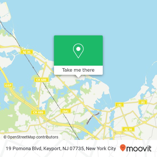 19 Pomona Blvd, Keyport, NJ 07735 map