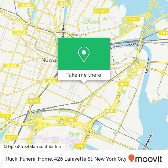 Rucki Funeral Home, 426 Lafayette St map