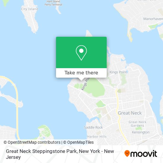 Mapa de Great Neck Steppingstone Park