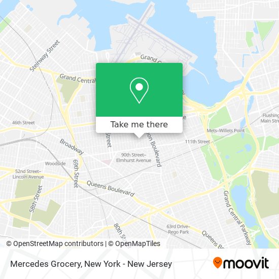 Mercedes Grocery map