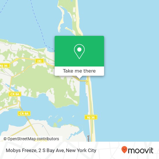 Mapa de Mobys Freeze, 2 S Bay Ave