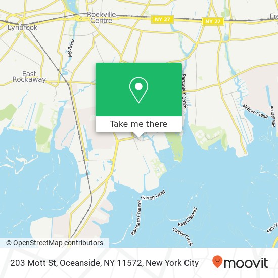 203 Mott St, Oceanside, NY 11572 map