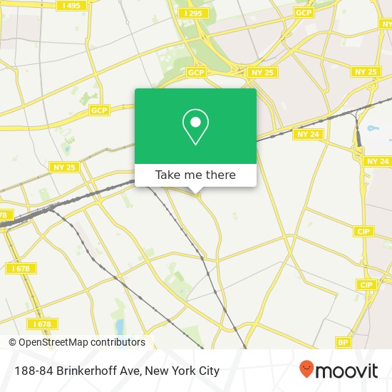 Mapa de 188-84 Brinkerhoff Ave, St Albans, NY 11412