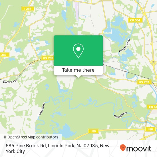 585 Pine Brook Rd, Lincoln Park, NJ 07035 map