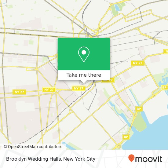 Mapa de Brooklyn Wedding Halls