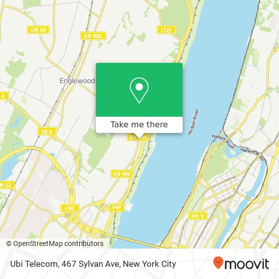 Ubi Telecom, 467 Sylvan Ave map