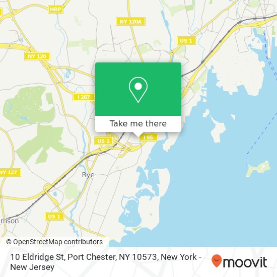 Mapa de 10 Eldridge St, Port Chester, NY 10573