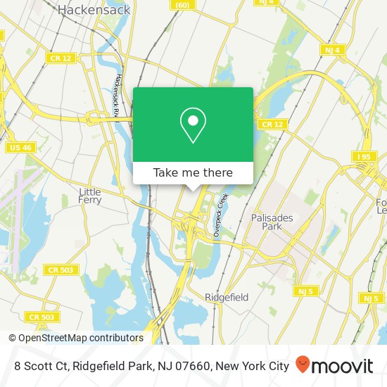 8 Scott Ct, Ridgefield Park, NJ 07660 map