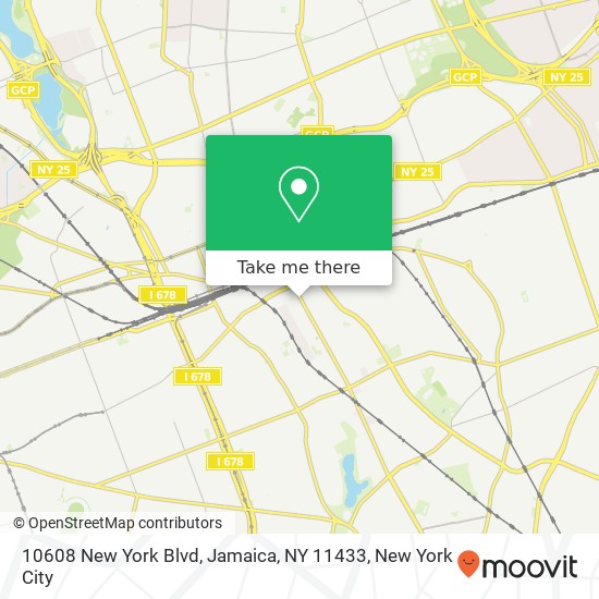 Mapa de 10608 New York Blvd, Jamaica, NY 11433